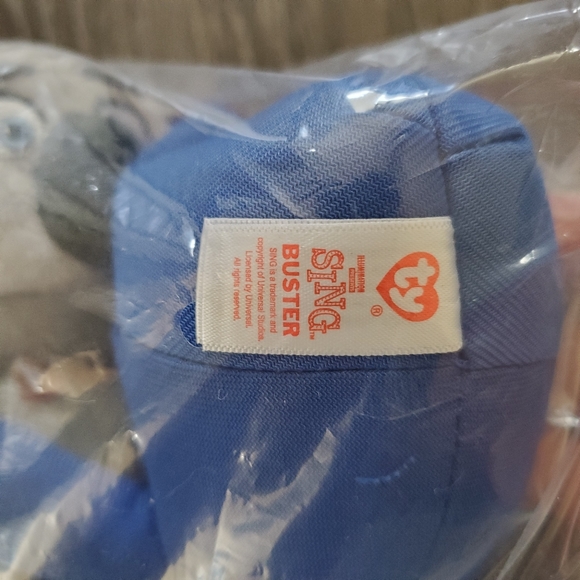 Lot of 6 Buster Moon SING Plush TY Beanie Baby - Picture 4 of 5